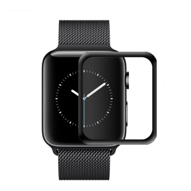 2 PCS mocolo 0.33mm 9H 3D Round Edge Tempered Glass Film for Apple Watch Series 3 38mm - Watch Cases by mocolo | Online Shopping South Africa | PMC Jewellery | Buy Now Pay Later Mobicred