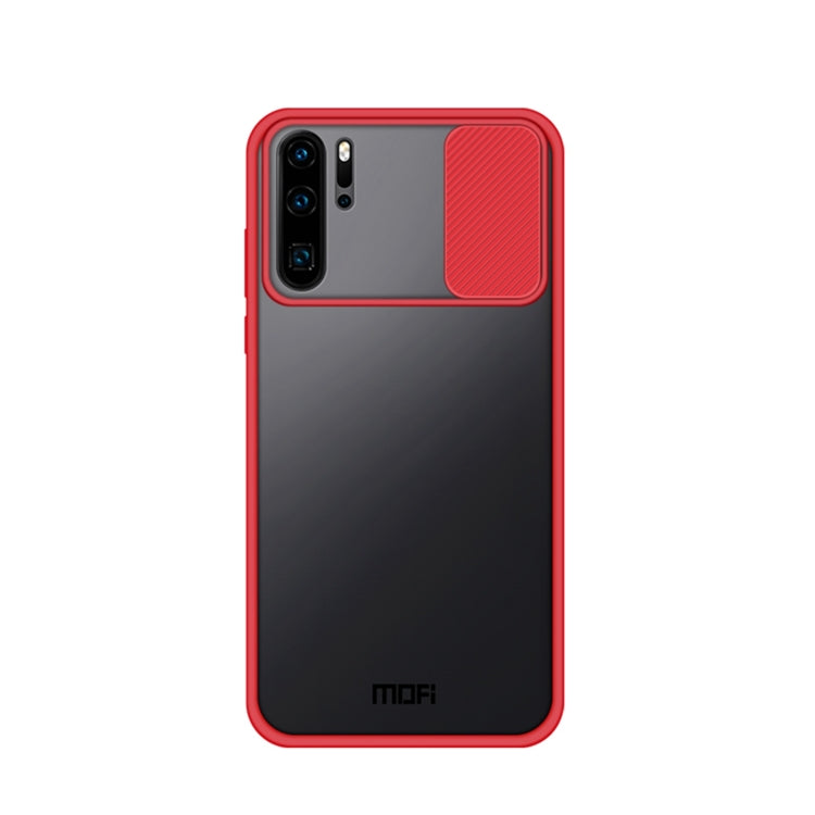 For Huawei P30 Pro MOFI Xing Dun Series PC + TPU Anti-peep Waterproof And Anti-drop All-inclusive Protective Shell, Translucent Frosted(Red) - Huawei Cases by MOFI | Online Shopping South Africa | PMC Jewellery | Buy Now Pay Later Mobicred