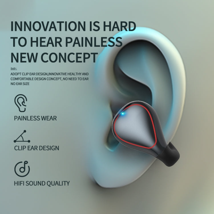T20 TWS Bluetooth 5.0 Touch Wireless Bluetooth Earphone with Three LED Battery Display & Charging Box, Support Call & Voice Assistant(Gun Gray) - TWS Earphone by PMC TechLife | Online Shopping South Africa | PMC TechLife