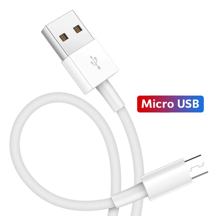 Qc3.0 Dual USB Car Charger + Micro USB Fast Charging Cable Car Charging Kit(Black) - Car Charger by PMC TechLife | Online Shopping South Africa | PMC TechLife