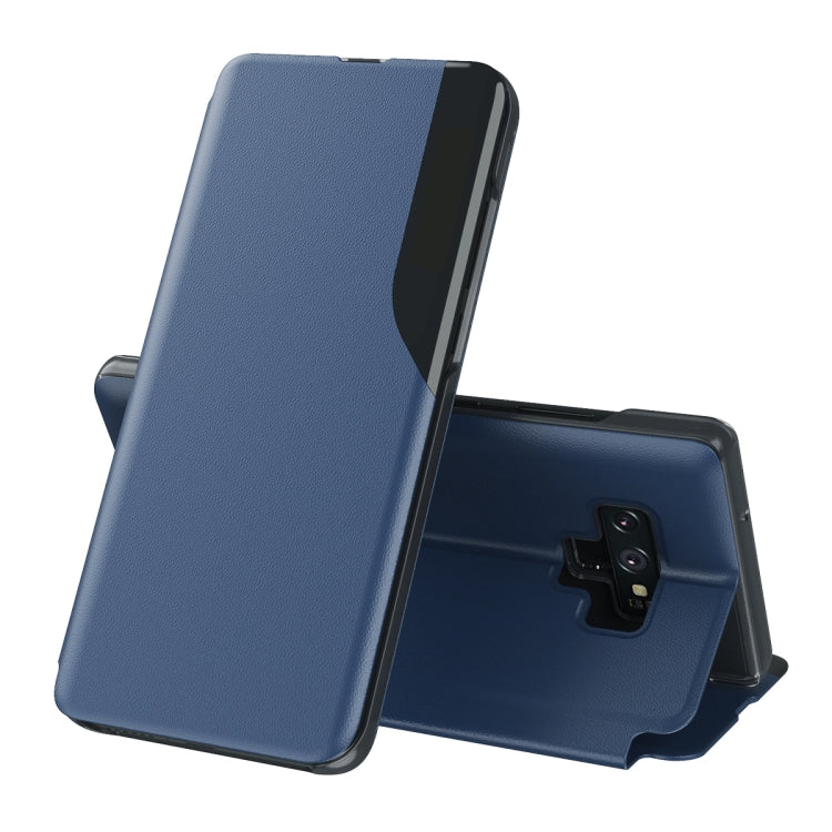 For Samsung Galaxy Note 9 Attraction Flip Holder Leather Phone Case(Blue) - free shipping - PMC TechLife - Order now!
