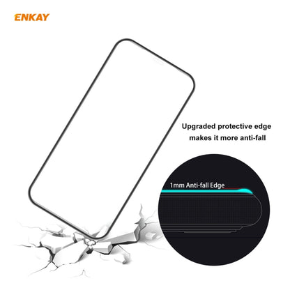 For iPhone 12 Pro Max 2pcs ENKAY Hat-Prince Anti-drop Full Glue Tempered Glass Full Screen Film Anti-fall Protector - iPhone 12 Pro Max Tempered Glass by ENKAY | Online Shopping South Africa | PMC Jewellery | Buy Now Pay Later Mobicred