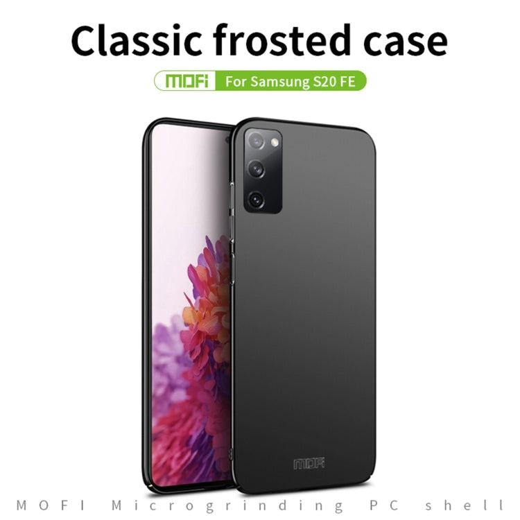 For Samsung Galaxy S20 FE MOFI Frosted PC Ultra-thin Hard Case(Blue) - Galaxy S20 FE Cases by NILLKIN | Online Shopping South Africa | PMC Jewellery
