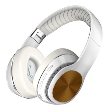 VJ320 Bluetooth 5.0 Head-mounted Foldable Wireless Headphones Support TF Card with Mic(White) - Headset & Headphone by PMC Jewellery | Online Shopping South Africa | PMC Jewellery