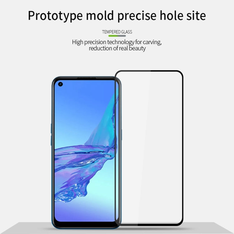 For OPPO A32 PINWUYO 9H 2.5D Full Screen Tempered Glass Film(Black) - free shipping - PMC TechLife - Order now!