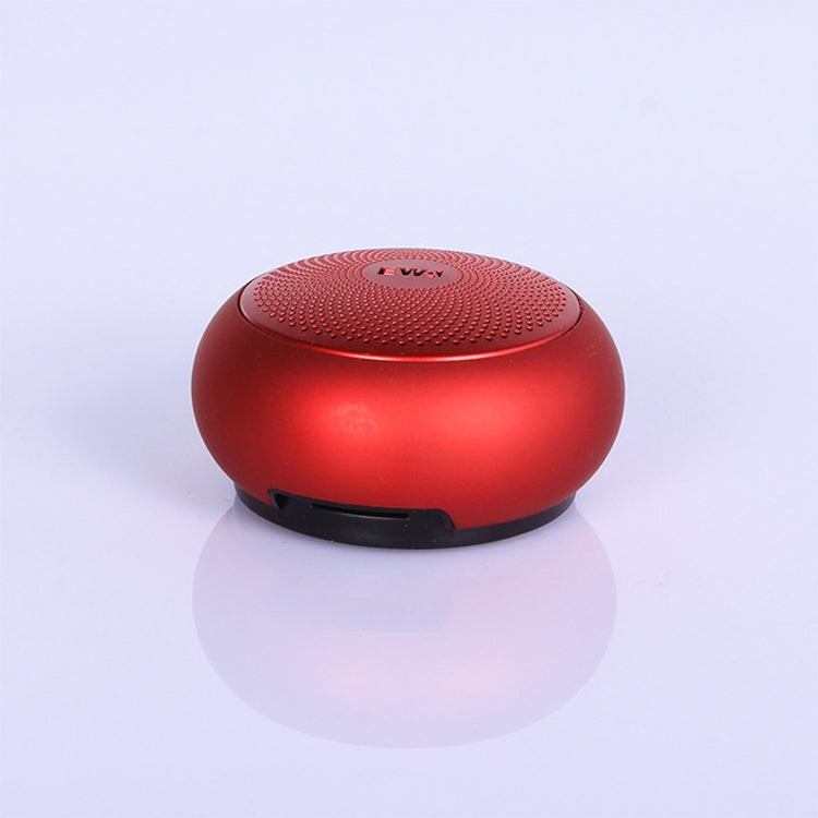 EWA A110 IPX5 Waterproof Portable Mini Metal Wireless Bluetooth Speaker Supports 3.5mm Audio & 32GB TF Card & Calls(Red) - Mini Speaker by EWA | Online Shopping South Africa | PMC Jewellery