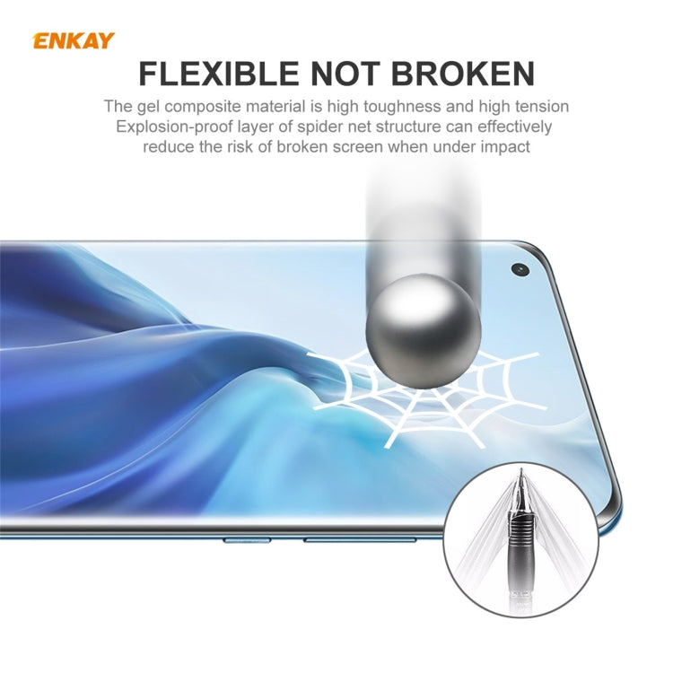 For Xiaomi Mi 11 Ultra 5 PCS ENKAY Hat-Prince Full Glue Full Coverage Screen Protector Explosion-proof Hydrogel Film - For Xiaomi by ENKAY | Online Shopping South Africa | PMC TechLife | Buy Now Pay Later Mobicred
