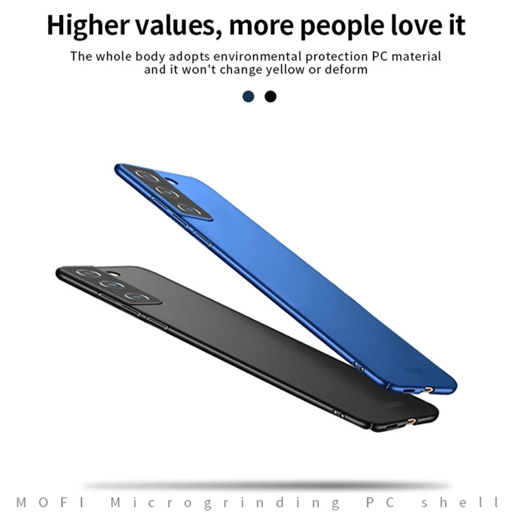 For Samsung Galaxy S21 FE MOFI Frosted PC Ultra-thin Hard Case(Black) - free shipping - PMC TechLife - Order now!