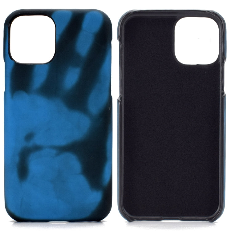 For iPhone 13 Pro Paste Skin + PC Thermal Sensor Discoloration Case (Black Blue) - free shipping - PMC TechLife - Order now!