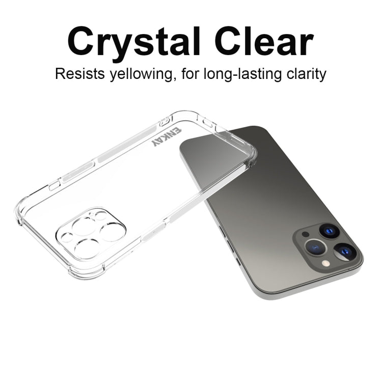 For iPhone 13 Pro Max Hat-Prince ENKAY Clear TPU Shockproof Soft Case Drop Protection Cover - iPhone 13 Pro Max Cases by ENKAY | Online Shopping South Africa | PMC TechLife | Buy Now Pay Later Mobicred