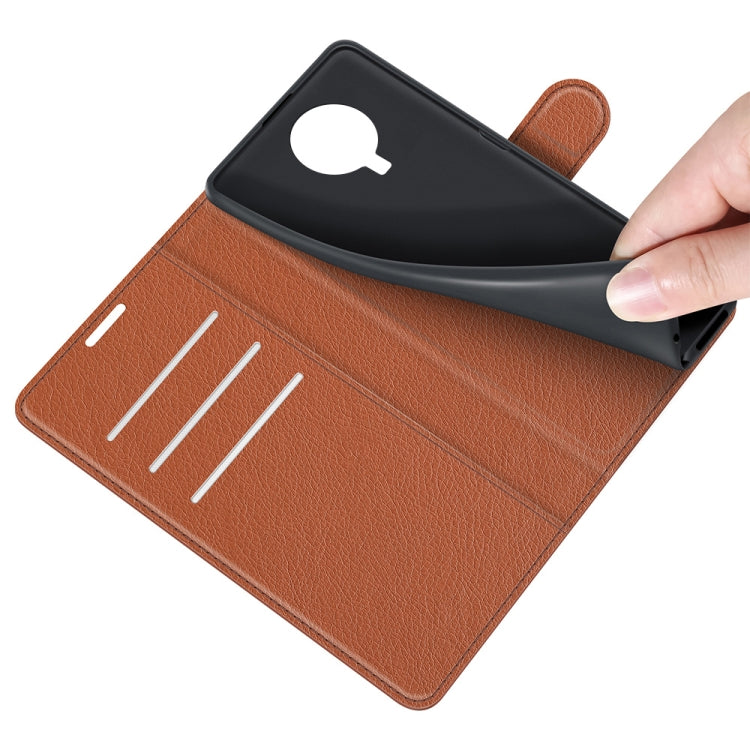 For Nokia G10/G20 Litchi Texture Horizontal Flip Protective Case with Holder & Card Slots & Wallet(Brown) - free shipping - PMC TechLife - Order now!