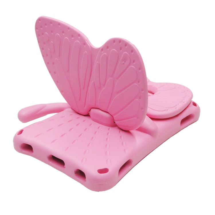 For Amazon Kindle Fire HD 8 2020 Butterfly Bracket Style EVA Children Falling Proof Cover Protective Case(Pink) - Amazon by PMC TechLife | Online Shopping South Africa | PMC TechLife | Buy Now Pay Later Mobicred