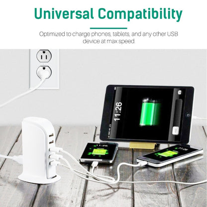 PD-36W PD3.0 + QC3.0 4-port USB Mobile Phone Charging Sailboat Multi Port Charger, UK Plug - Multifunction Charger by PMC Jewellery | Online Shopping South Africa | PMC Jewellery