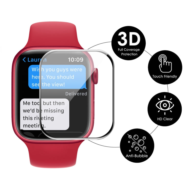 10 PCS For Apple Watch Series 7 41mm ENKAY Hat-Prince 3D Full Coverage Soft PC Edge + PMMA HD Screen Protector Film - free shipping - PMC TechLife - Order now!