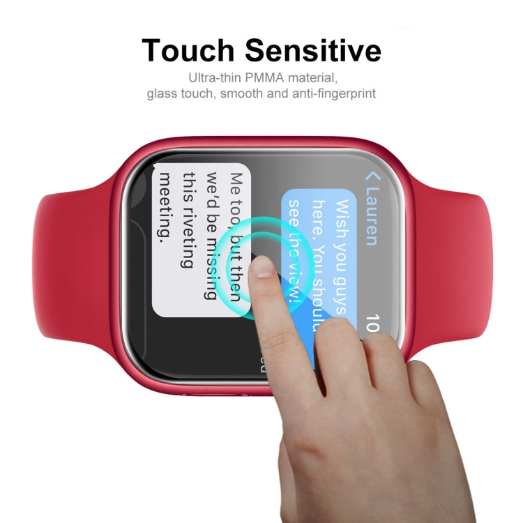 10 PCS For Apple Watch Series 7 41mm ENKAY Hat-Prince 3D Full Coverage Soft PC Edge + PMMA HD Screen Protector Film - free shipping - PMC TechLife - Order now!