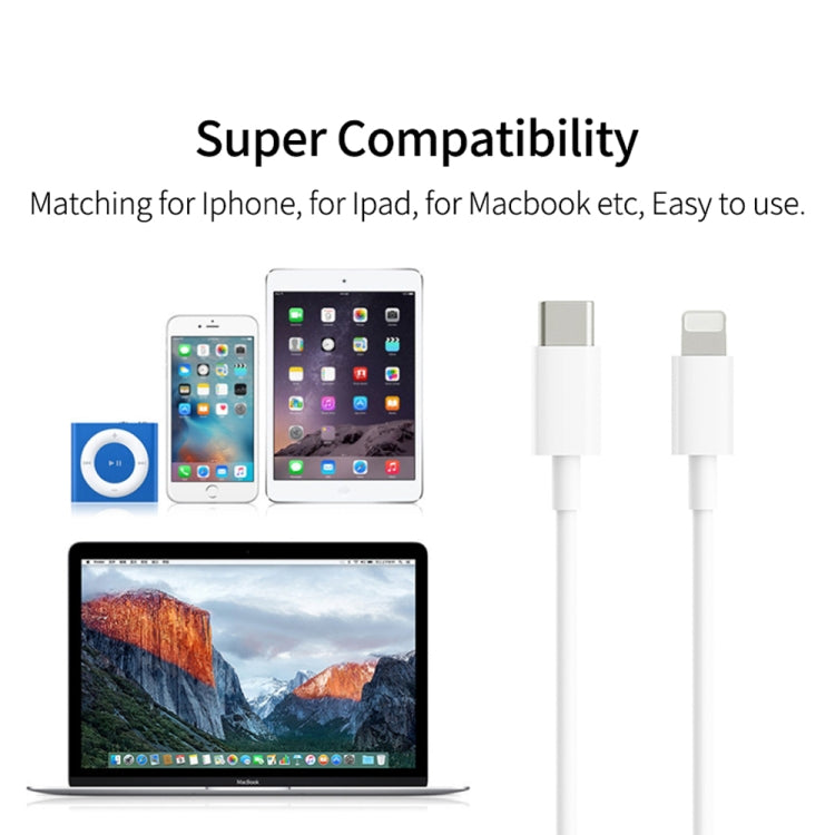 1m PD20W USB-C / Type-C to 8 Pin PD Fast Charging Sync Data Cable for iPhone 13 / 12 Series - Normal Style Cable by PMC Jewellery | Online Shopping South Africa | PMC Jewellery