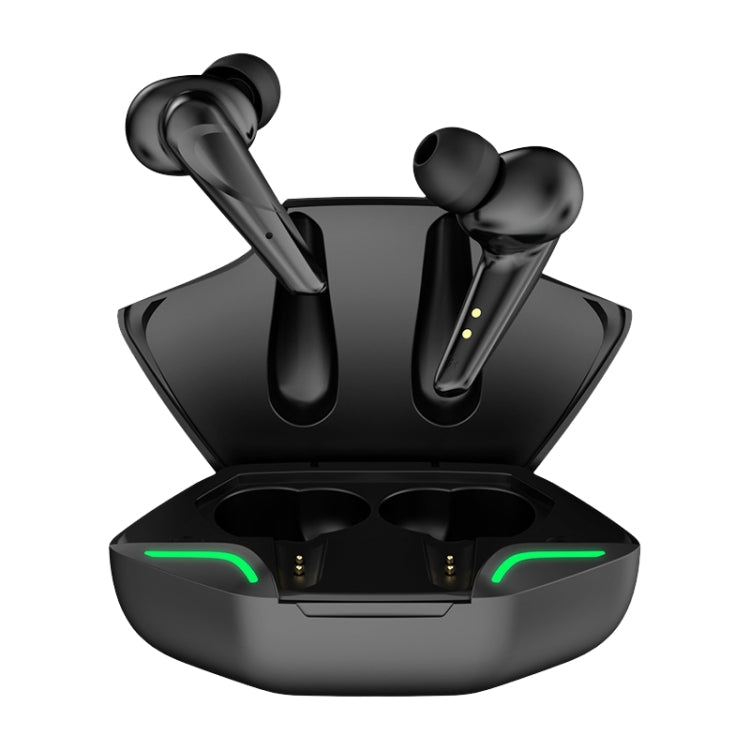 TWS-G11 Bluetooth 5.0 Low Latency TWS Stereo Gaming Earphone with Cool LED(Black) - TWS Earphone by PMC TechLife | Online Shopping South Africa | PMC TechLife