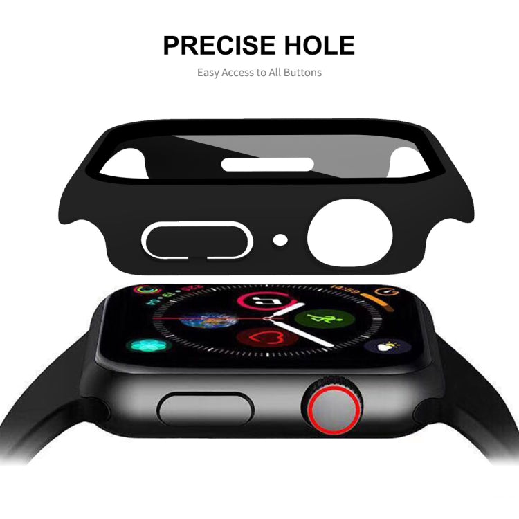 ENKAY Hat-Prince 2 in 1 PC Frame + 9H Tempered Glass Protector Full Coverage Case For Apple Watch Series 8 / 7 45mm(Transparent) - free shipping - PMC TechLife - Order now!