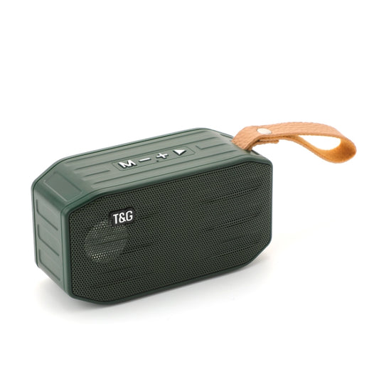 T&G TG296 Portable Wireless Bluetooth 5.0 Speaker Support TF Card / FM / 3.5mm AUX / U-Disk / Hands-free(Green) - Mini Speaker by T&G | Online Shopping South Africa | PMC Jewellery