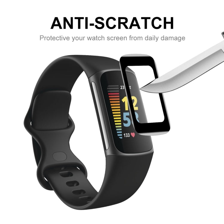 For Fitbit Charge 5 / Charge 6 10pcs ENKAY Hat-Prince 3D Curved Edge PC Edge PMMA HD Screen Film - free shipping - PMC TechLife - Order now!