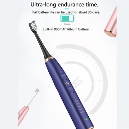 Wireless Induction Charging Ultrasonic Electric Toothbrush(Blue) - Toothbrushes by PMC Jewellery | Online Shopping South Africa | PMC Jewellery