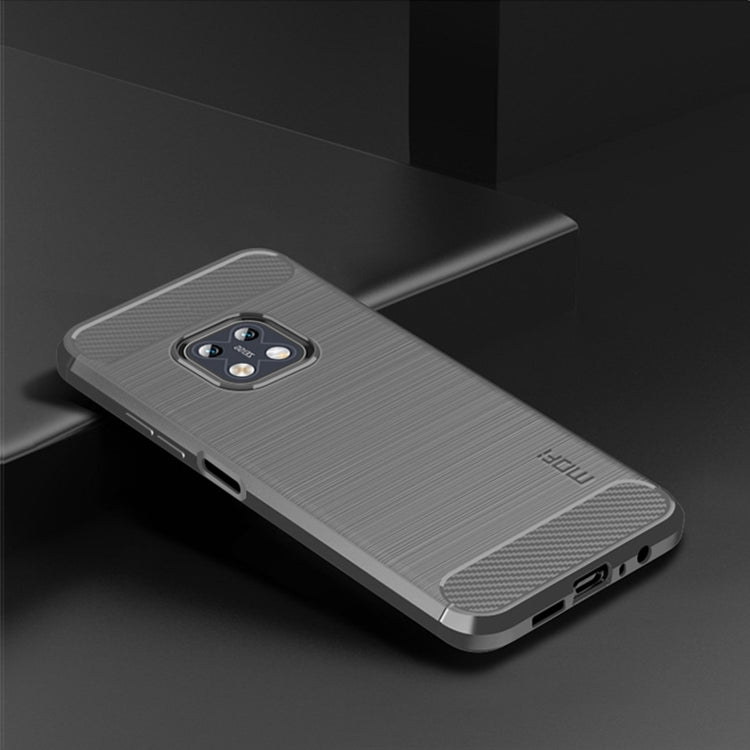 For Nokia XR20 MOFI Gentleness Series Brushed Texture Carbon Fiber Soft TPU Case(Gray) - free shipping - PMC TechLife - Order now!