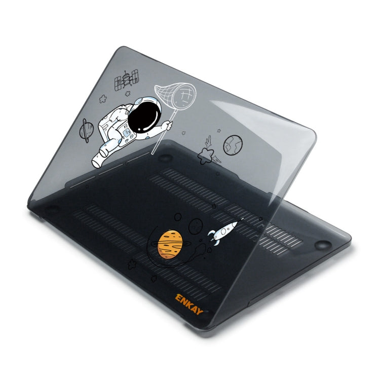 For MacBook Air 13.3 inch A2179 / A2337 ENKAY Spaceman Pattern Laotop Protective Crystal Case(Spaceman No.2) - MacBook Air Cases by ENKAY | Online Shopping South Africa | PMC TechLife | Buy Now Pay Later Mobicred