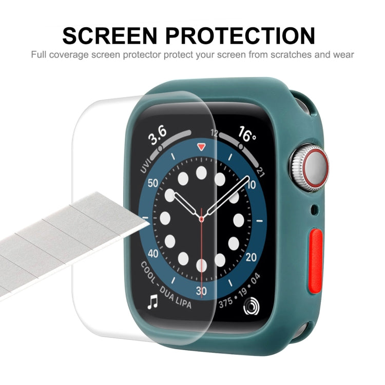 ENKAY  TPU Case  + Full Coverage PET Screen Protector For Apple Watch Series 8 / 7 45mm(Translucent) - Watch Cases by ENKAY | Online Shopping South Africa | PMC TechLife | Buy Now Pay Later Mobicred