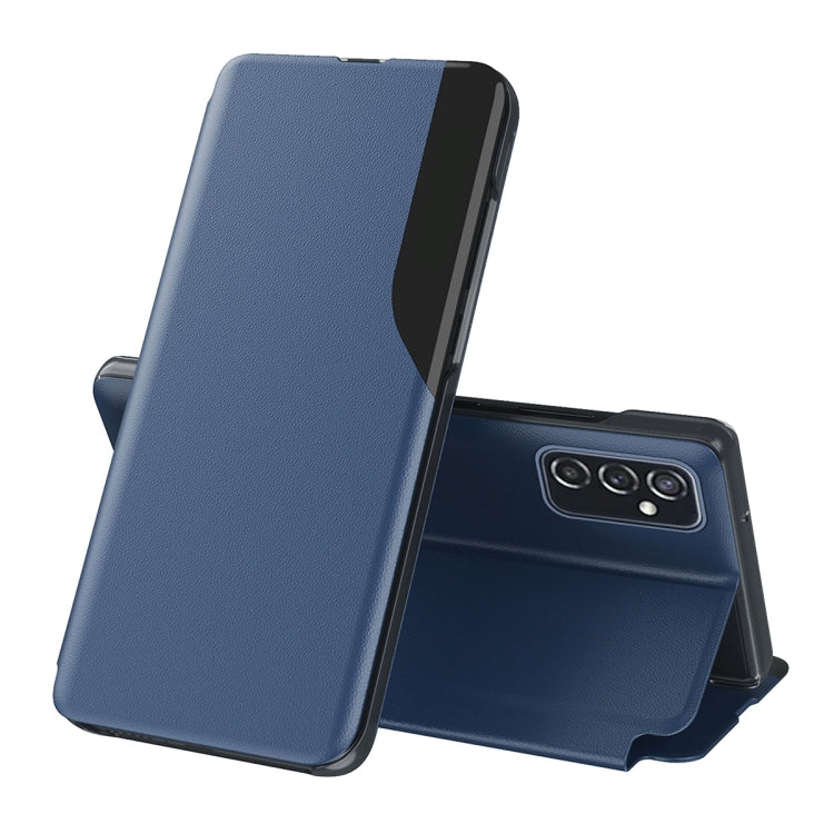 For Samsung Galaxy A33 5G Attraction Flip Holder Leather Phone Case(Blue) - free shipping - PMC TechLife - Order now!