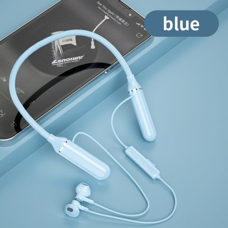 K1688 Neck-mounted Noise Cancelling IPX5 Sports Bluetooth Headphone(Blue) - Neck-mounted Earphone by OneDer | Online Shopping South Africa | PMC Jewellery
