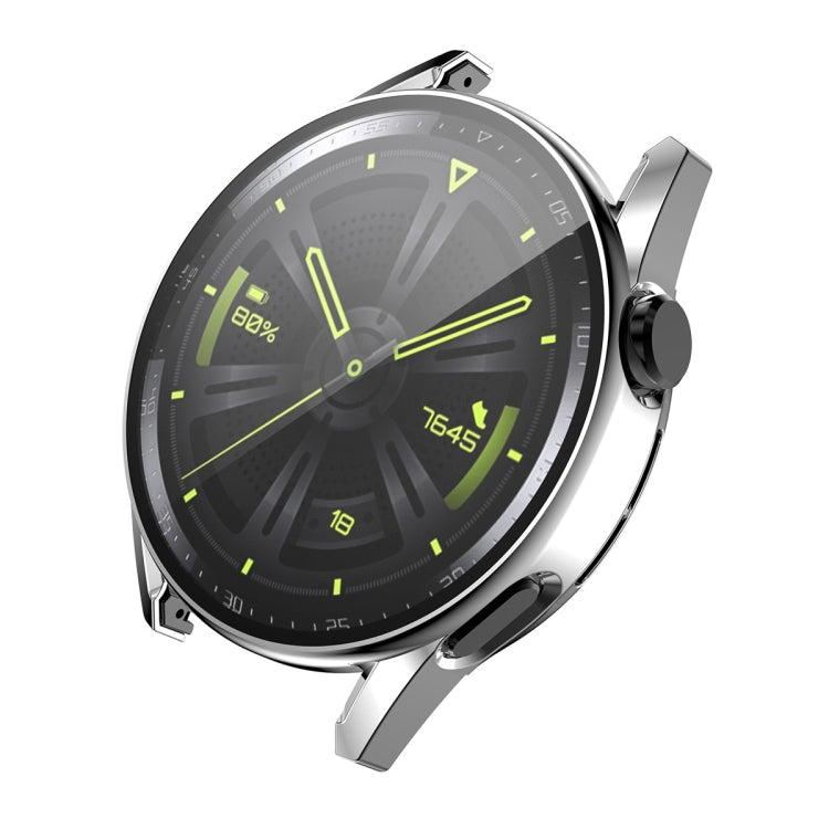 For Huawei Watch GT 3 42mm ENKAY PC Frame + Tempered Glass Protector Composite Case(Silver) - free shipping - PMC TechLife - Order now!