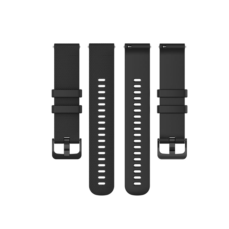 Compatible with Garmin VivoMove Style Small Lattice Silicone Watch Band(Gray) - Watch Bands by PMC TechLife | Online Shopping South Africa | PMC TechLife | Buy Now Pay Later Mobicred