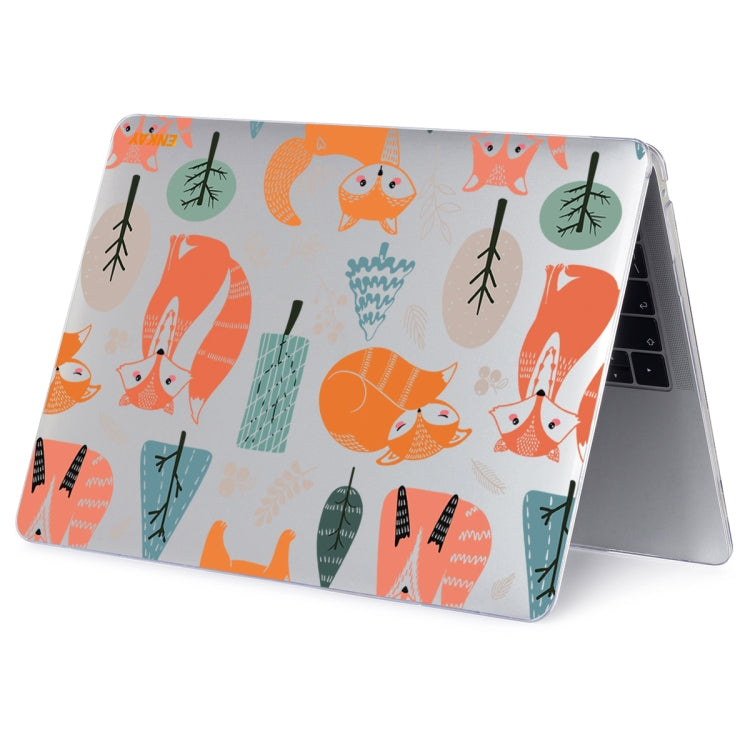 ENKAY Animal Series Pattern Laotop Protective Crystal Case For MacBook Pro 13.3 inch A1706 / A1708 / A1989 / A2159(Fox) - MacBook Pro Cases by ENKAY | Online Shopping South Africa | PMC Jewellery