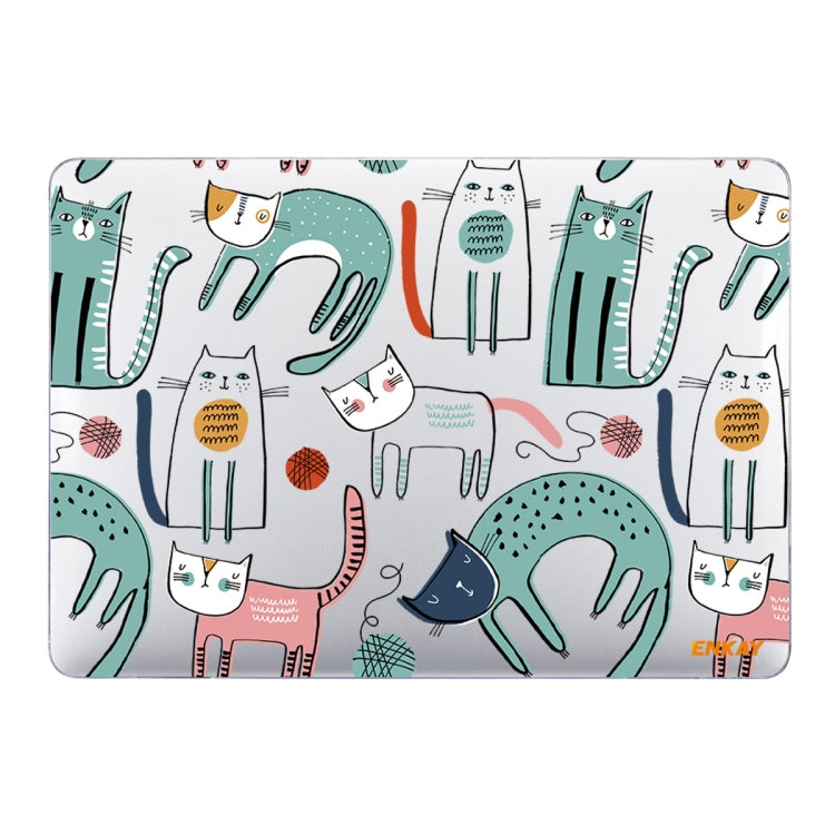 ENKAY Animal Series Pattern Laotop Protective Crystal Case For MacBook Pro 16 inch A2141(Thin Cat) - free shipping - PMC TechLife - Order now!