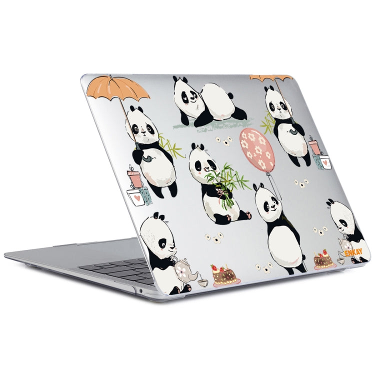 ENKAY Animal Series Pattern Laotop Protective Crystal Case For MacBook Pro 16 inch A2141(Panda) - MacBook Pro Cases by ENKAY | Online Shopping South Africa | PMC Jewellery