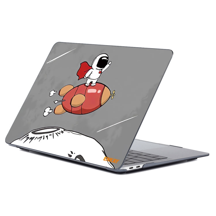 ENKAY Star Series Pattern Laotop Protective Crystal Case For MacBook Pro 14.2 inch A2442 (2021)(Rocket Astronaut) - MacBook Pro Cases by ENKAY | Online Shopping South Africa | PMC Jewellery