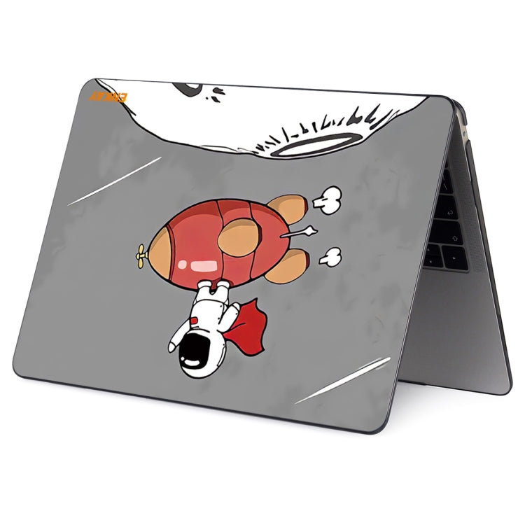 ENKAY Star Series Pattern Laotop Protective Crystal Case For MacBook Pro 14.2 inch A2442 (2021)(Rocket Astronaut) - MacBook Pro Cases by ENKAY | Online Shopping South Africa | PMC TechLife | Buy Now Pay Later Mobicred