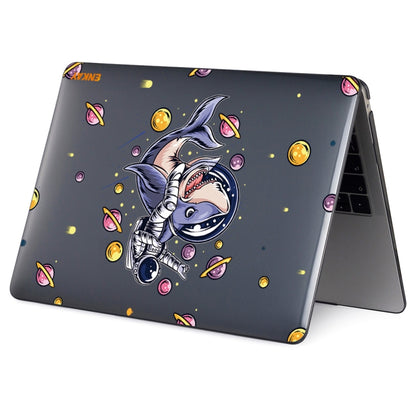 ENKAY Star Series Pattern Laotop Protective Crystal Case For MacBook Pro 14.2 inch A2442 (2021)(Shark Astronaut) - MacBook Pro Cases by ENKAY | Online Shopping South Africa | PMC Jewellery