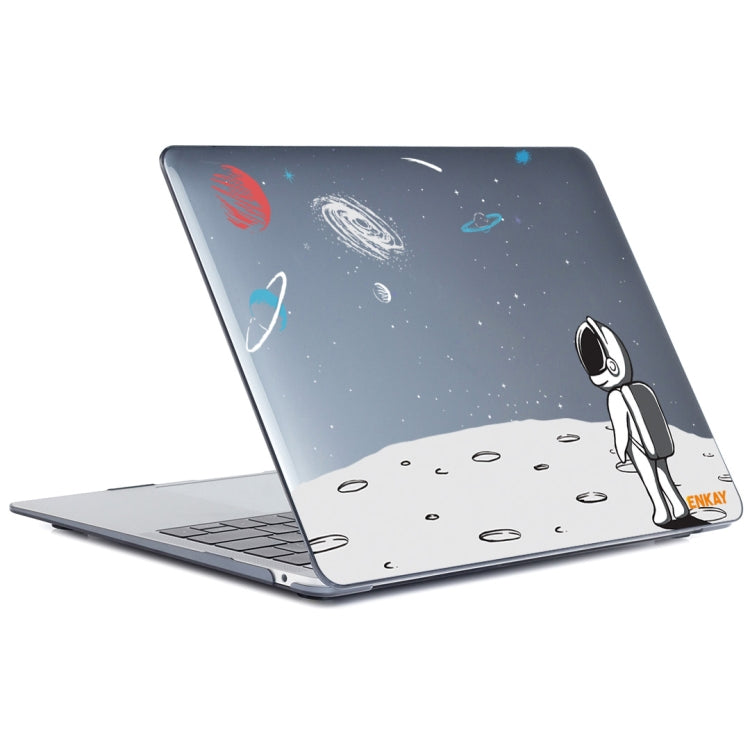 ENKAY Star Series Pattern Laotop Protective Crystal Case For MacBook Pro 15.4 inch A1707 / A1990(Backpack Astronaut) - MacBook Pro Cases by ENKAY | Online Shopping South Africa | PMC TechLife | Buy Now Pay Later Mobicred