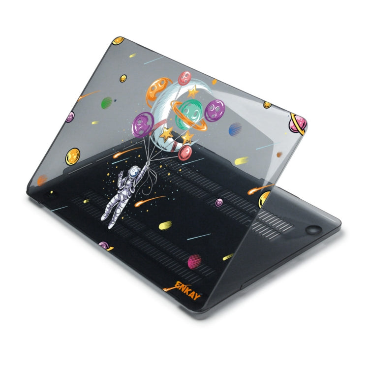 ENKAY Star Series Pattern Laotop Protective Crystal Case For MacBook Pro 15.4 inch A1707 / A1990(Balloon Astronaut) - MacBook Pro Cases by ENKAY | Online Shopping South Africa | PMC Jewellery