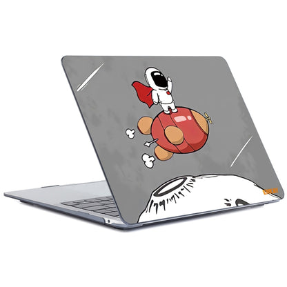 ENKAY Star Series Pattern Laotop Protective Crystal Case For MacBook Pro 16 inch A2141(Rocket Astronaut) - MacBook Pro Cases by ENKAY | Online Shopping South Africa | PMC Jewellery