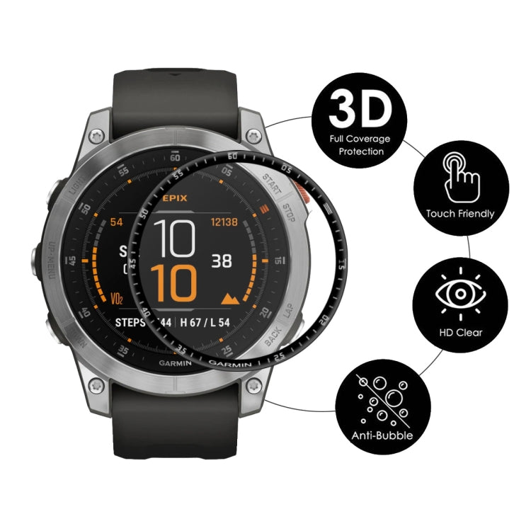 2 PCS ENKAY 3D Full Coverage Soft PC Edge + PMMA HD Screen Protector Film Compatible with Garmin Epix - Screen Protector by ENKAY | Online Shopping South Africa | PMC TechLife | Buy Now Pay Later Mobicred