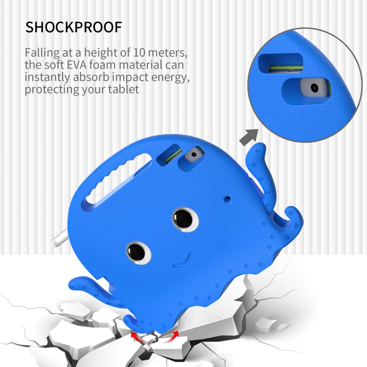 For iPad Air 3 10.5 2019 / Pro 10.5 Octopus Style EVA + PC Tablet Case with Strap(Blue) - free shipping - PMC TechLife - Order now!