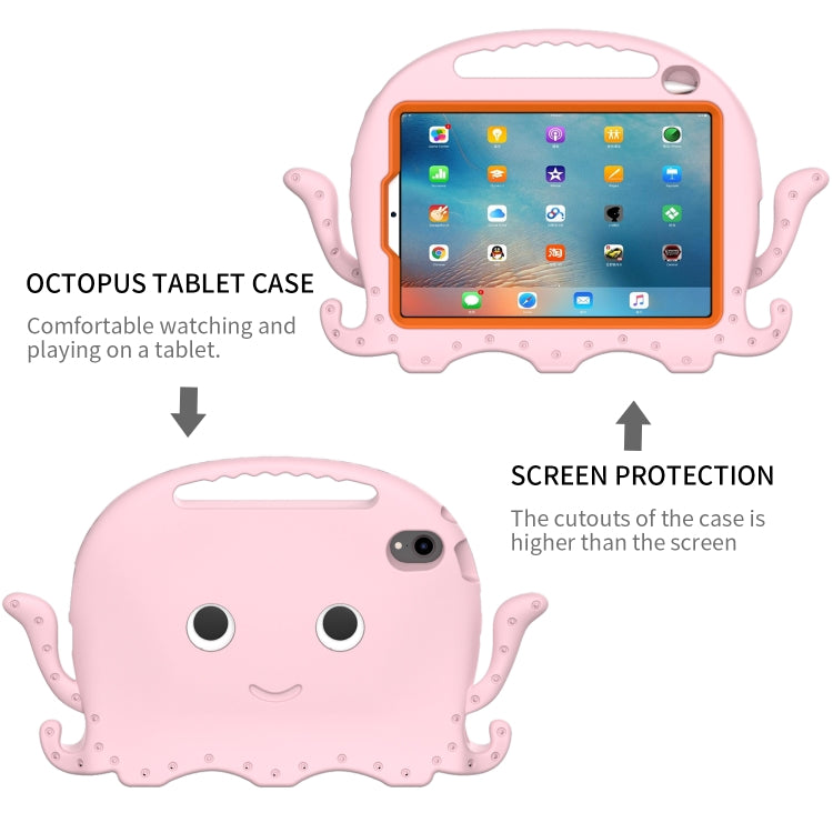 For iPad mini 6 / mini 2024 Octopus Style EVA Hybrid PC Tablet Case with Strap(Pink) - iPad mini 6 Cases by PMC TechLife | Online Shopping South Africa | PMC TechLife | Buy Now Pay Later Mobicred