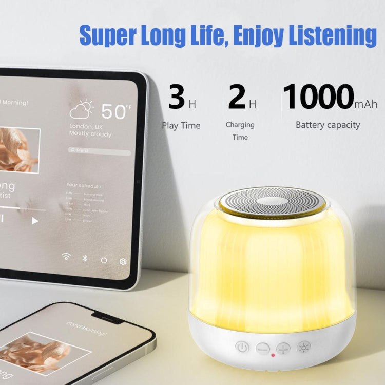 JY12 Full-screen RGB LED Breather Light Wireless Bluetooth Speaker(Black) - Mini Speaker by PMC TechLife | Online Shopping South Africa | PMC TechLife