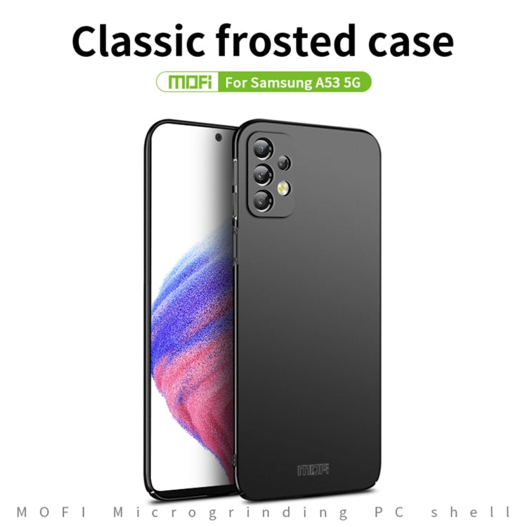 For Samsung Galaxy A53 5G MOFI Frosted PC Ultra-thin Hard Phone Case(Black) - free shipping - PMC TechLife - Order now!