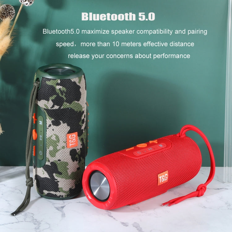 T&G TG341 TWS Portable Wireless Bluetooth HiFi Speaker(Red) - Desktop Speaker by T&G | Online Shopping South Africa | PMC Jewellery