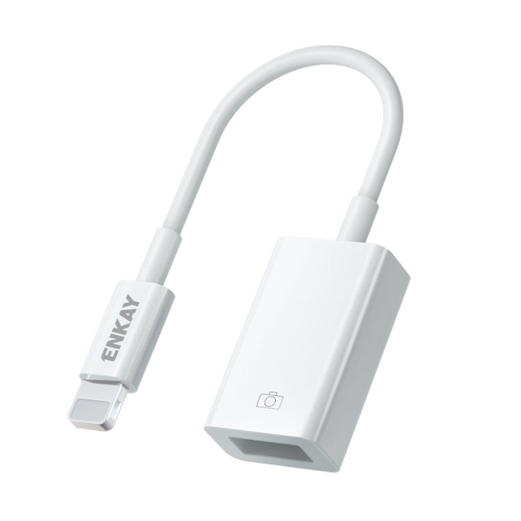 ENKAY ENK-AT108 8 Pin to USB 3.0 OTG Adapter Data Cable for iPhone / iPad - Converter & Adapter by ENKAY | Online Shopping South Africa | PMC Jewellery