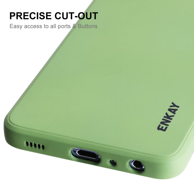 For Samsung Galaxy A52 5G ENKAY Liquid Silicone Soft Shockproof Phone Case(Black) - Galaxy Phone Cases by ENKAY | Online Shopping South Africa | PMC TechLife | Buy Now Pay Later Mobicred