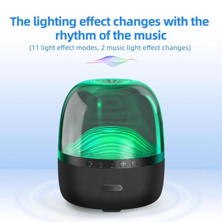 NBY 6680 Colorful Light 6D Stereo Wireless Bluetooth Speaker(White) - free shipping - PMC TechLife - Order now!